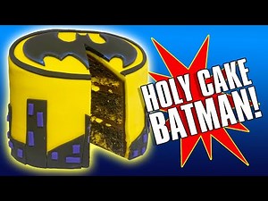 How to - Batman Bat Symbol Cake
