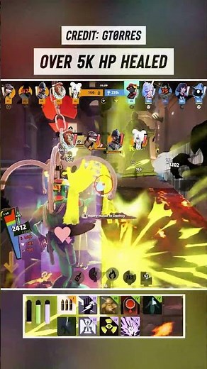 Over 5k HP healed 🔥 #deadlock #deadlockclips