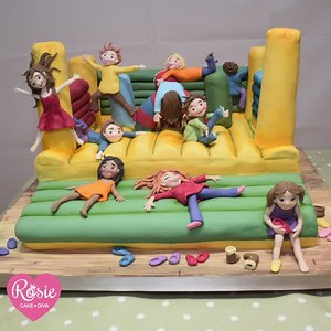 83K views · 4.5K reactions | A different kind of castle cake! I may be way too old for a bounce but you’re never too old for chocolate cake  | Rosie Cake-Diva | Facebook