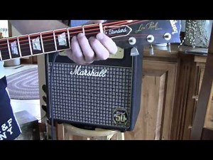 Marshall JMP1 Watt Review Eddie Vegas Gibson 1980 Les Paul With Tim Shaw Pickups www.eddievegas.com