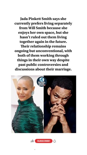 Jada Pinkett Smith Reveals Why She Lives Separately From Will Smith 😳💔 #JadaPinkettSmith #WillSmith