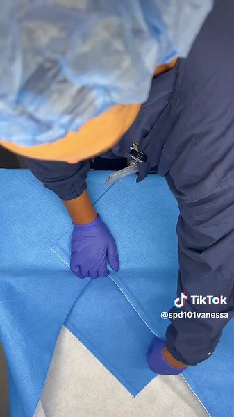 Watch as I carefully wrap a Thompson tray in SPD! Every step counts when it comes to ensuring surgical instruments are sterile and ready for the OR. From folding wraps to securing instruments, SPD techs play a vital role behind the scenes in patient safety. Perfect for anyone curious about Central Sterile Processing or healthcare workflows! #SPDTech #CentralSterile #ThompsonTray #SurgicalPrep #SterileProcessing #HealthcareTech #ORReady