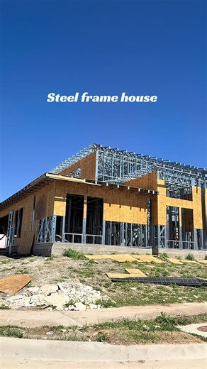 Most homes aren’t built like this #dallas | steel frame house