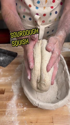 Buckwheat Sourdough Squishing Demo