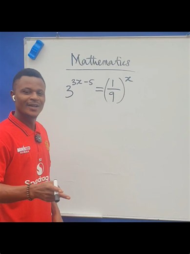 Exponential equation with one inverse base #Mathematics #ExponentialEquation #Education #Academy #AcademicExcellence