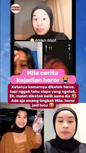 Mila Tells a Horror Story, but the Ending Is Actually Funny 🤣 #mila #indosiar #da7
