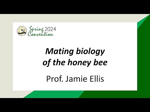 Prof. Jamie Ellis: Mating biology of the honey bee