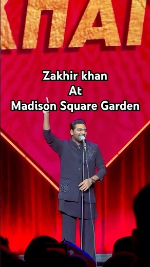 The magic of Zakir Khan at Madison Square Garden 🇮🇳✨
