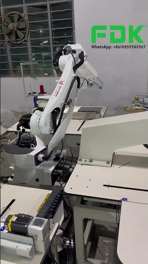 Automated Robotic Arm Sewing Workstation #automaticsewingmachine #machine
