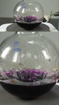Distillation of Potassium Permanganate Solution KMnO4