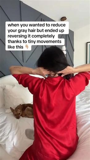 the science behind reversing gray hair 👇🏼 (this is for you if you’re under 60 and you have stress-induced gray hair) long-term stress keeps your body in fight or flight, which floods your system with cortisol and activates your HPA axis... when your body’s stress response stays “on,” it increases oxidative stress in your hair follicles. this damages melanocyte stem cells (the cells that give your hair its natural pigment) this is why when you’re stressed, your hair grows in gray more quickly..