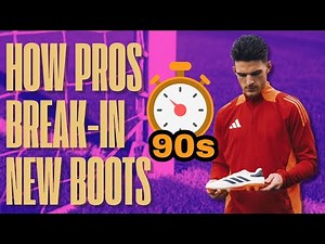 How to Break In Method For Football Boots in 90 Seconds