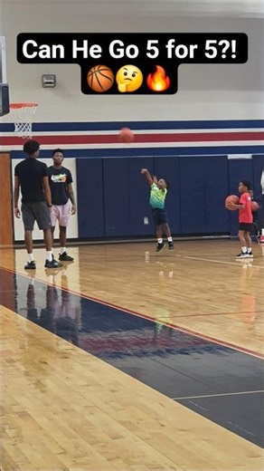 5 for 5! challenge accepted 🏀🔥