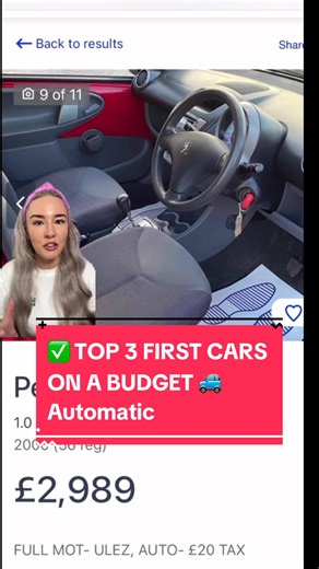 Top 3 Budget-Friendly Automatic First Cars