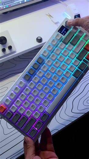 Typing Test Ajazz AF82 Mechanical Feel Membrane Keyboard #ajazz #gaminggear #ajazzindonesia