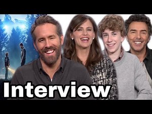 THE ADAM PROJECT CAST INTERVIEWS! RYAN REYNOLDS, WALKER SCOBELL, JENNIFER GARNER & SHAWN LEVY
