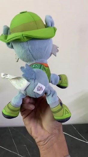 Paw Patrol, Jungle Rescue Plush, Rocky