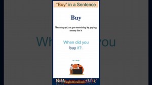 Buy meaning Buy in a Sentence Most common words in English shorts