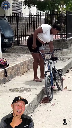 My Bike Prank Gone Wild 😆#shorts, #funny, #prank, #bicycle, #lol