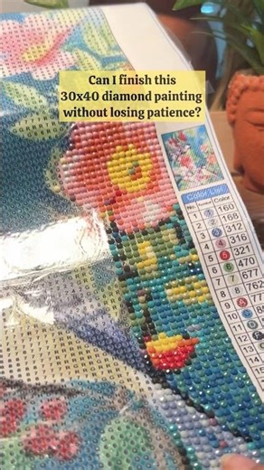 5D Diamond Painting ASMR 💎 | Relaxing Full Drill Process | Satisfying Art Therapy #ytviral #art