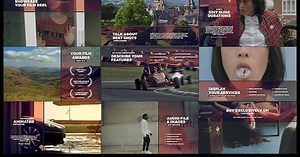 Cinematic Film Reel Slides