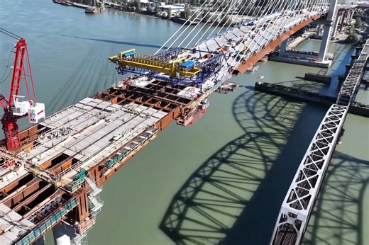 All 80 cables, final steel girders now installed for new Pattullo Bridge | Urbanized