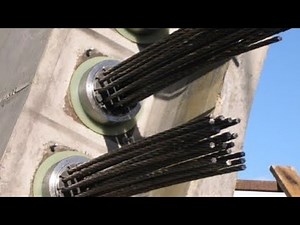 Post Tensioning (3D) | Full process of tensioning Bridge | Tensioning Bridge
