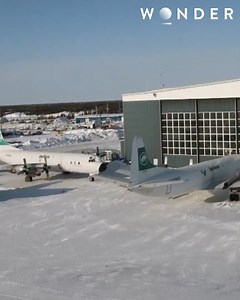 74K views · 1.3K reactions | First flown in 1957, the Lockheed L-188 Elektra was the first large turboprop airliner in the United States. These planes have been sitting idle in the garage of Buffalo Airways and it's time to take these planes back into the skies. | The Wonder Channel | Facebook