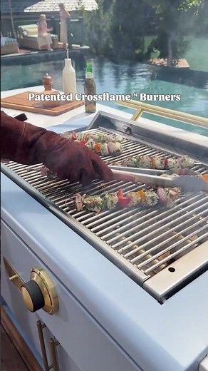 Grill, chill, repeat 🔥 Meet the Rockwell Grill #outdoorliving #luxurykitchen #outdoorkitchen
