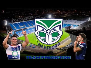 New Zealand Warriors 2026 NRL Team Prediction