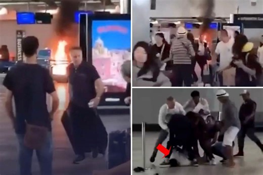 Maniac sets fire to Milan airport check-in desk, sending panicked travelers fleeing
