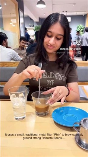 Wanna try this Vietnamese Drip Coffee?🤤🧊#foodie #coffee