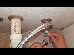 How to change the faucets on a bathroom sink. Plumbing and sink installation