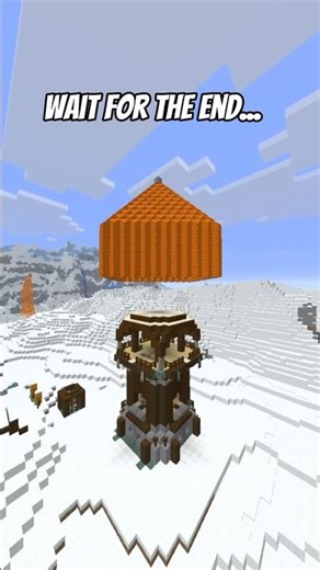 GIANT Cobblestone Tower in Minecraft! 🌋
