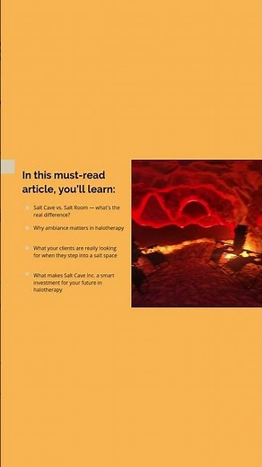 Halotherapy Salt Rooms in Western Medicine The Right Way to Build a Salt Cave