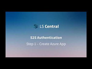 S2S Authentication - Step 1: How to set up an Azure Active Directory App