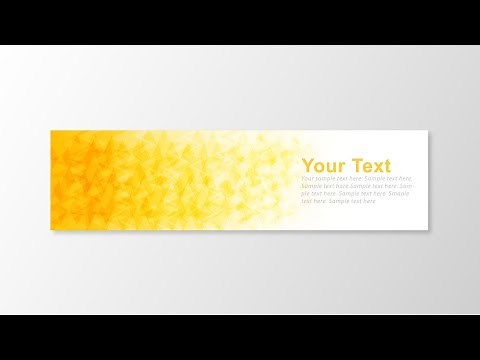 Illustrator tutorial - Vector banner design