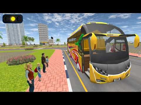World Tour Bus Game : Bus Drive | Gameplay Walkthrough |