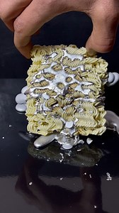 Molten Aluminium vs Noodles 😬😬🥵🥵😱😳 #molten #aluminium #noodles #satisfying #asmrsounds #experience #experiment #relax | Fire Ball Experiments