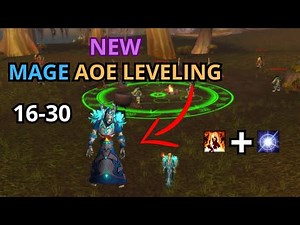 WOW CLASSIC | Mage Aoe leveling Guide - (FLAMESTRIKE + ARCANE EXPLOSION)