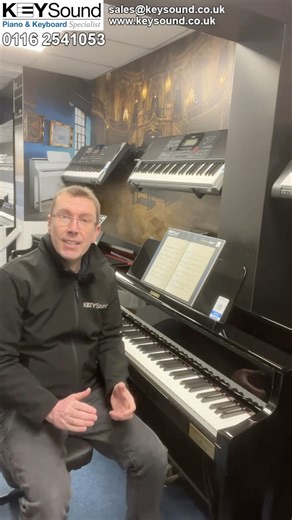 ✨ Digital pianos like this Casio GP-510 are packed with powerful features that can make practice more inspiring and playing more enjoyable. 🎶 In this short video, Andy demonstrates three great functions: • Split Keyboard • Layered Sounds • Built-in Recording 👉 Watch the video to see just how versatile a digital piano can be! https://www.keysound.co.uk/Casio-GP510-Celviano-Grand-Hybrid-Digital-Piano-in-Polished-Ebony/1160 #CasioGP510 #CasioPianos #DigitalPiano #PianoLife #PianoPractice #MusicCr