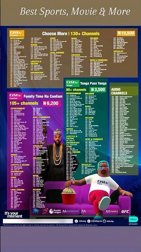 Dstv Channel List #dstv