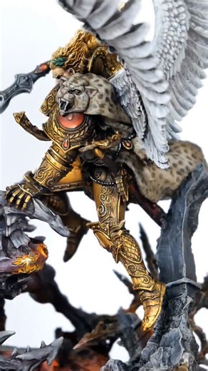 6.3K views · 83 reactions | Sanguinius Primarch of the Blood Angels close look  ----------- #sanguinius #Warhammer40k #miniaturepainting #paintingwarhammer #wargaming | Maciejus Miniature Painter | Facebook