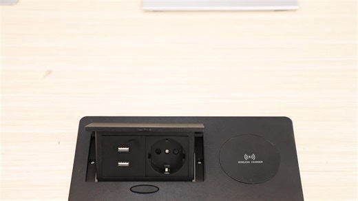 Office Furniture Table Pop up Socket Insert Outlet Conference EU Power Outlet Desktop Socket
