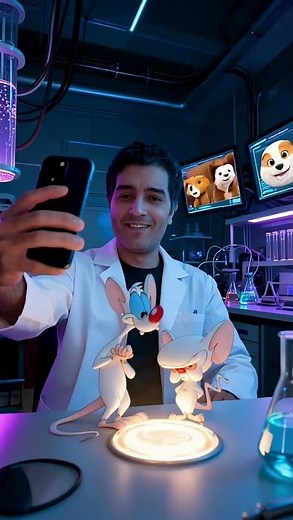 Taking over the world with Pinky and the Brain! 🧠🔬 #PinkyandtheBrain #CartoonNetwork #Scientist #...