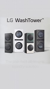 Introducing the LG WashTower, where washing and drying come together as one. Say goodbye to separate machines and hello to a perfect laundry solution that's both efficient and space-saving! Bring yours today and experience the convenience of having your dream machine in your home. | LG Global