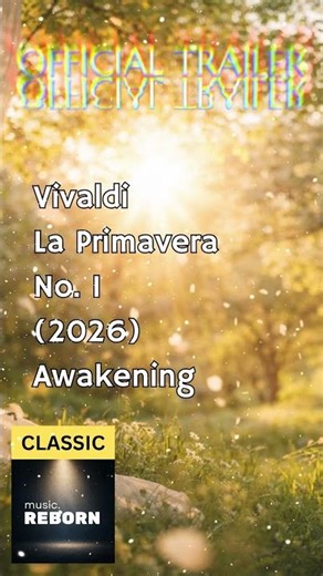 Vivaldi La Primavera Movement 1 (2026) - Awakening | Classics Reimagined | TEASER