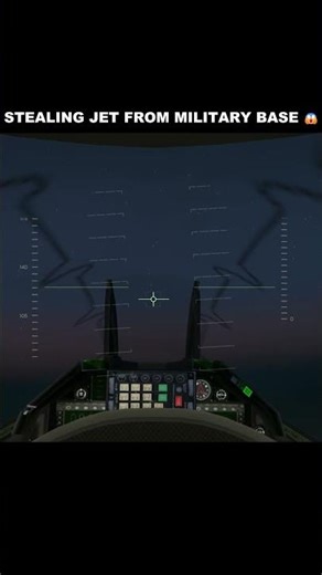 Stole Fighter Jet & Escaped 5 Stars 😱✈️ #shorts