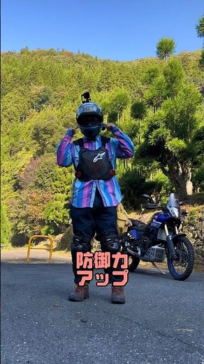 これで無敵なのだ。#バイク #プロテクター #アルパインスターズ #防御力アップ #tenere700 #ツーリング #バイクファッション #アヒルカーの旅
