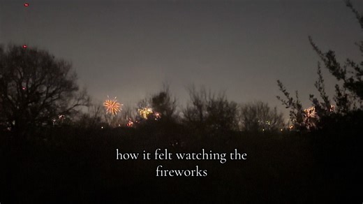 Celebrating New Year Fireworks with Demon Slayer